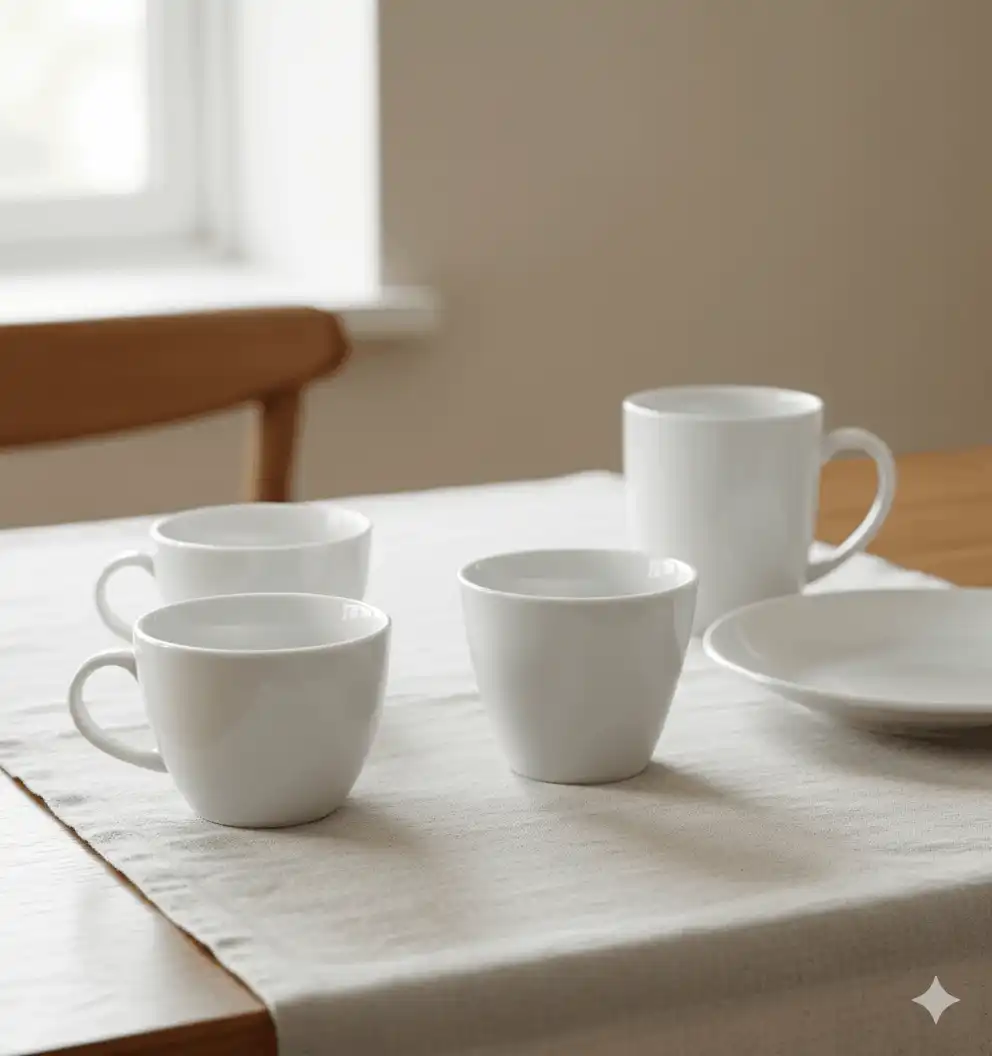 petites et grandes tasses en location